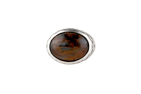 Pietersite & Sterling Ring - Stone of Vision