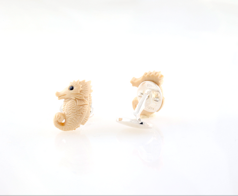 Hand Carved Seahorses - Persistence